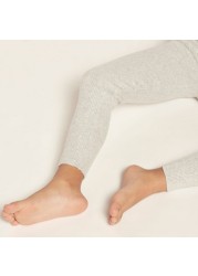 Juniors Textured Leggings with Elasticised Waistband