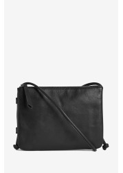 Leather Cross-Body Handbag