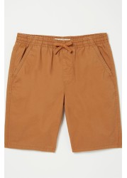 FatFace Brown Seaton Pull On Shorts