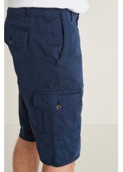 Premium Laundered Cargo Shorts Longer Length