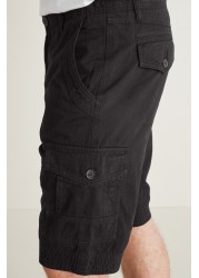 Premium Laundered Cargo Shorts Longer Length