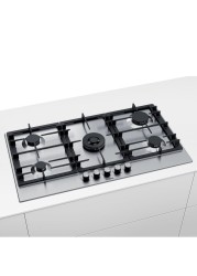 Bosch Serie | 6 5 Burner Gas Hob, PCQ9B5O90M (4.5 x 91.5 x 52 cm)