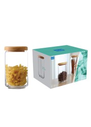 Ocean Wooden Pop Jar Set (1 L, 6 Pc.)