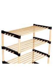 Seowood Bamboo Multi Purpose 7-Tier Modular Shelf (28 x 56 x 114 cm)