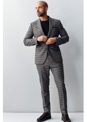 Check Suit: Jacket Skinny Fit