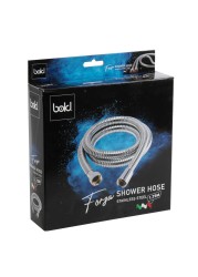 Bold Forza Stainless Steel Shower Hose (175 cm, Stainless Steel)