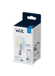 Wiz Wi-Fi C37 E14 LED Candle Bulb (White, 3 Pc. Bundle)