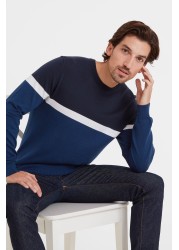 Tog 24 Blue Davison Crew Neck Jumper