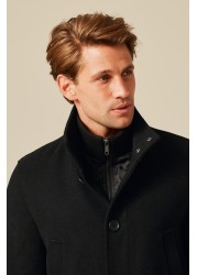 Funnel Neck Coat