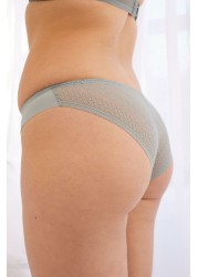 No VPL Lace Back Briefs 3 Pack Brazilian