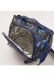 Juniors Dinosaur Print Lunch Bag with Detachable Strap