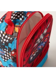 Juniors Car Print Lunch Bag with Zip Closure