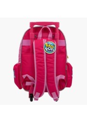 Moose Pikmi Pops Print Trolley Backpack with Retractable Handle - 16 inches