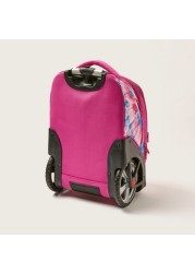 SHOUT Printed Trolley Bag with Retractable Handle - 18 inches