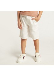 Eligo Textured T-shirt and Shorts Set