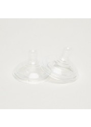 Tommee Tippee Closer to Nature 2-Piece Medium Flow Teat Set -3 months+