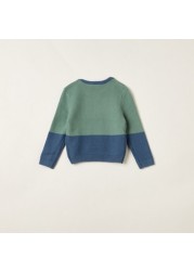 Juniors Textured Pullover with Long Sleeves