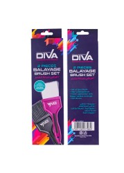 Diva Balayage Brush Set| 1X2 Pink / Black