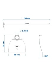 Tramontina Steel Garden Hoe (130 cm. Size 1.0)