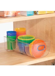 InterDesign Kids Utensils Organizer (28 x 14 x 8.9 cm, Clear)