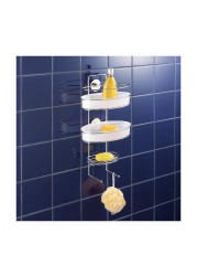 Wenko Milazzo 3-Tier Shower Rack (26.2 x 16 x 48.5 cm)