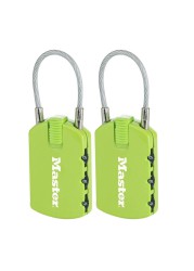 Master Lock Zinc Combination Padlock (6.5 x 3 x 1.1 cm, Assorted Color)