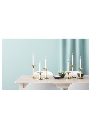 GLITTRIG Candlestick, set of 3