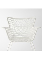 HÖGSTEN Chair with armrests, outdoor