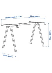 TROTTEN Underframe for table top