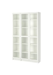 BILLY / OXBERG Bookcase with glass-doors