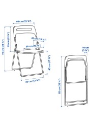 NORBERG / NISSE Table and 1 chair