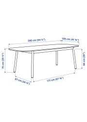 VEDBO Dining table