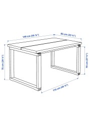 MÖRBYLÅNGA / ODGER Table and 4 chairs