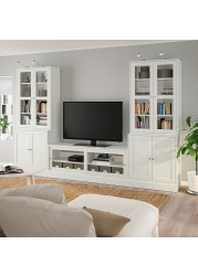 HAVSTA TV storage combination/glass doors