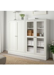 HAVSTA Storage combination w glass-doors