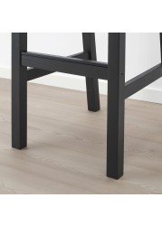 NORDVIKEN Bar stool with backrest