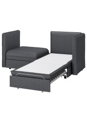 VALLENTUNA 2-seat modular sofa with sofa-bed