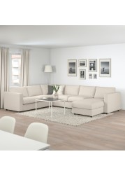 VIMLE Crnr sofa-bed, 5-seat w chaise lng