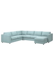 VIMLE Cvr crnr sofa-bed 5-seat w chs lng