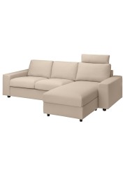 VIMLE 3-seat sofa with chaise longue