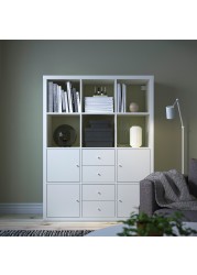 KALLAX Shelving unit with 6 inserts