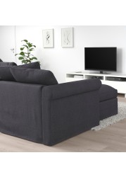 GRÖNLID Crnr sofa-bed, 5-seat w chaise lng