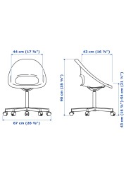 MICKE/ELDBERGET / KALLAX Desk and storage combination