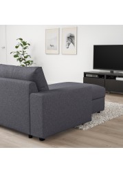 VIMLE Crnr sofa-bed, 5-seat w chaise lng