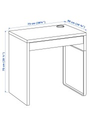 MICKE/ÖRFJÄLL / KALLAX Desk and storage combination