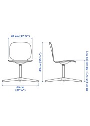 SVENBERTIL Swivel chair