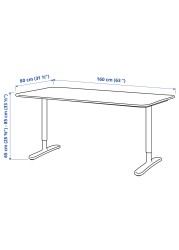 BEKANT/MARKUS / EKET Desk and storage combination