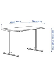 TROTTEN/LÅNGFJÄLL / BESTÅ/LAPPVIKEN Desk and storage combination