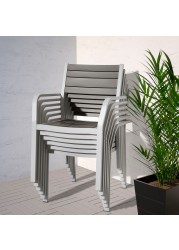 SJÄLLAND Chair with armrests, outdoor