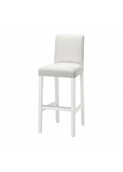 BERGMUND Bar stool with backrest